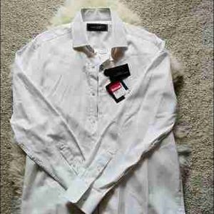 Robert barakett white dress shirt